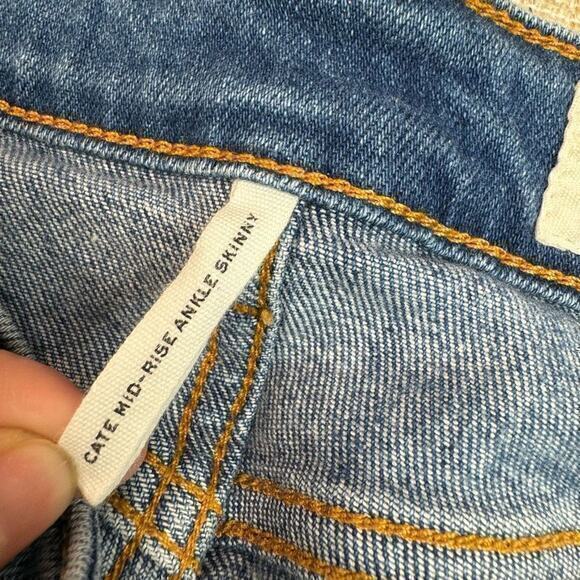 rag & bone Cate Mid-Rise Skinny Slim Fit Mid Indigo Jean Hazy Daze Size 25‎ - Picture 5 of 7